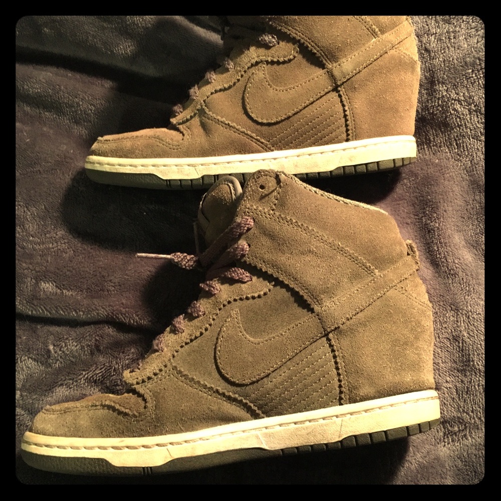 Nike hi top hidden wedge sneakers